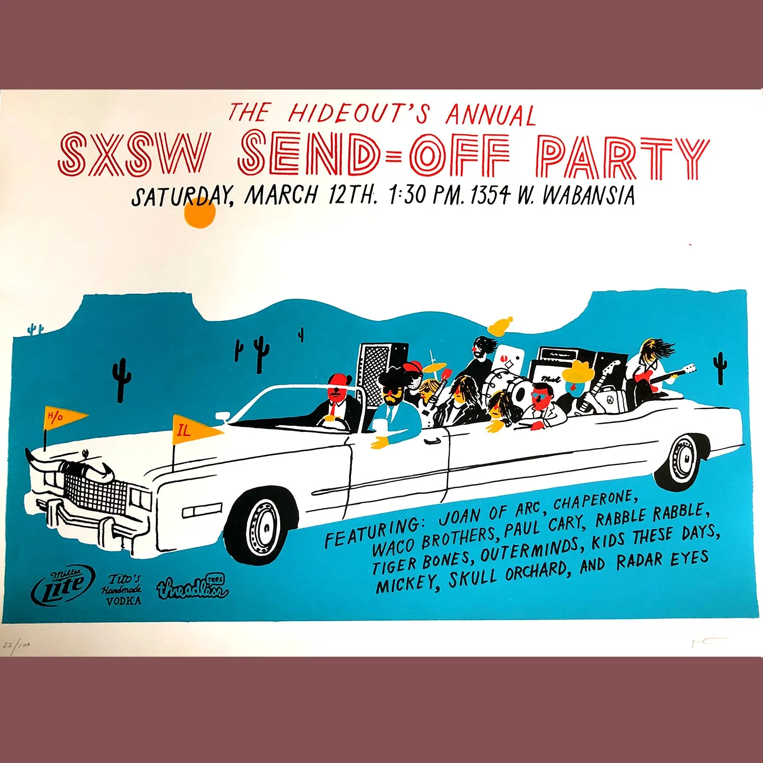 2011 SXSW Send-Off Poster