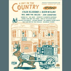 2020 A Day in the Country Virtual Festival Poster