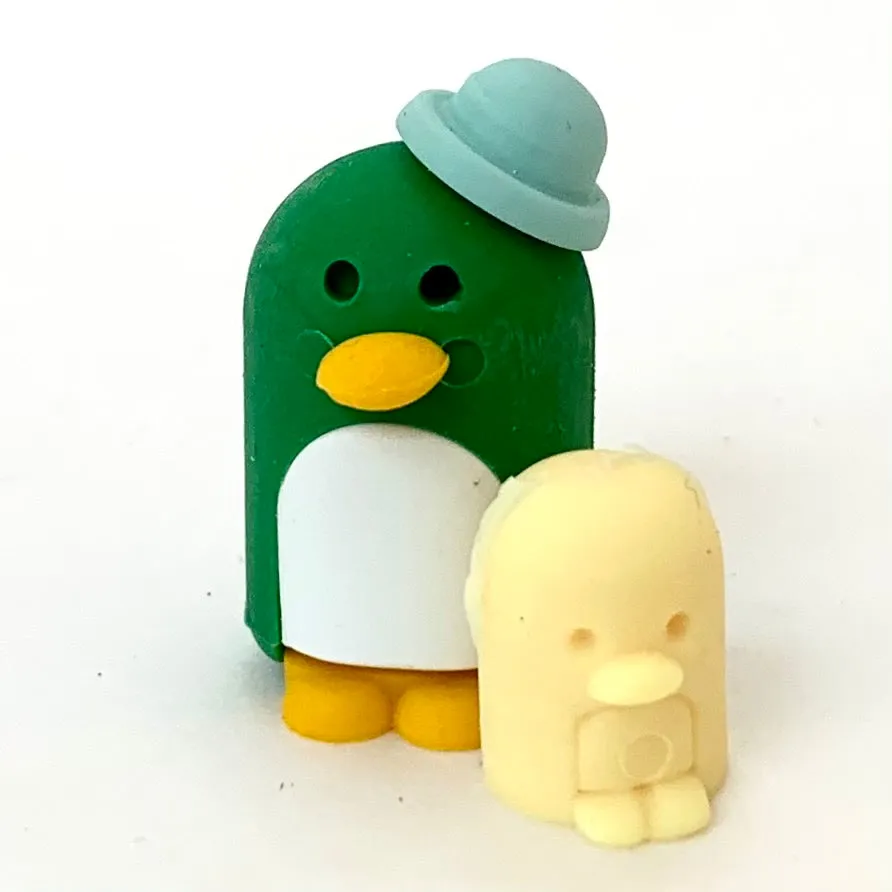 38205 PENGUIN FAMILY ERASERS-60