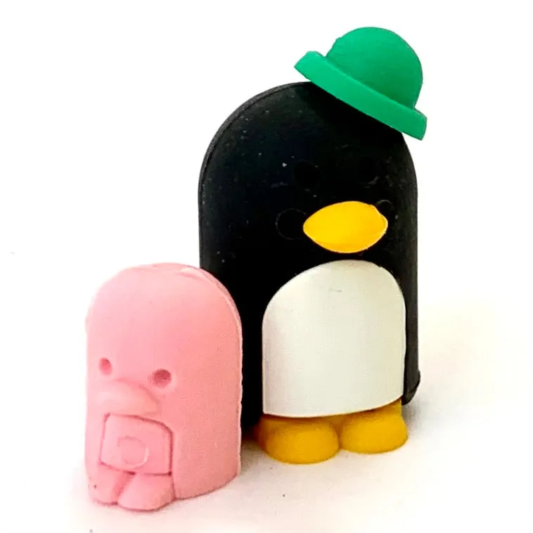 38205 PENGUIN FAMILY ERASERS-60