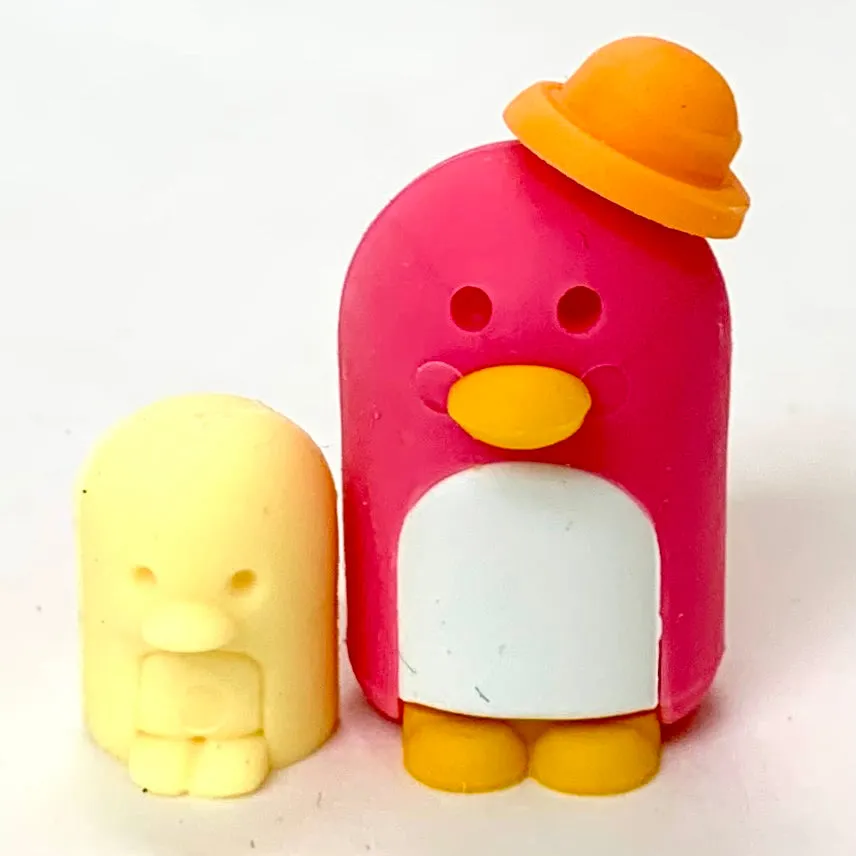 38205 PENGUIN FAMILY ERASERS-60