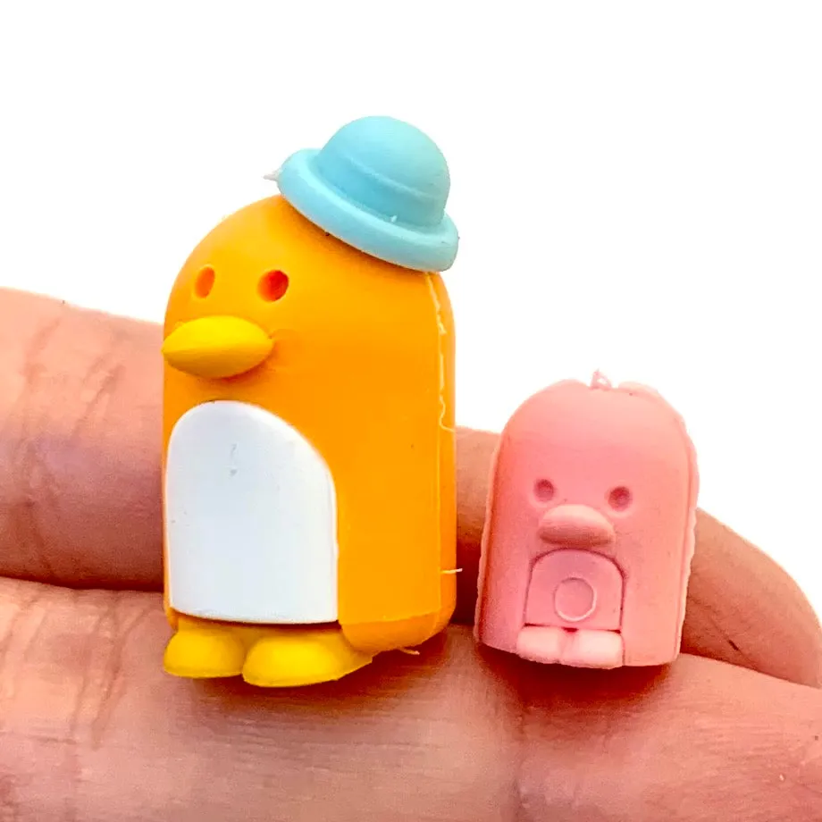 38205 PENGUIN FAMILY ERASERS-60