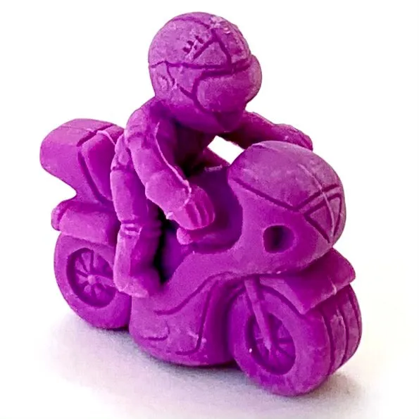 38230 Two Biker Japanese Erasers a bag-60