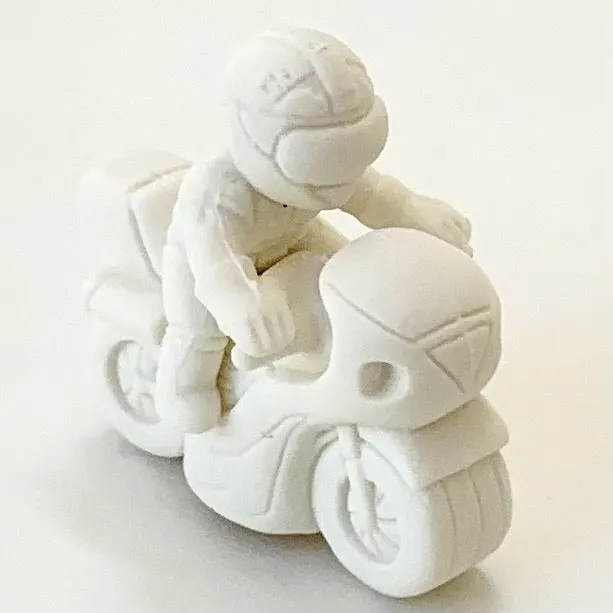 38230 Two Biker Japanese Erasers a bag-60