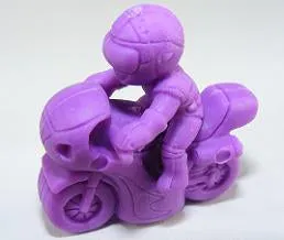 38230 Two Biker Japanese Erasers a bag-60