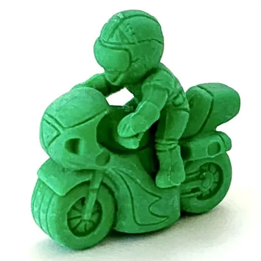 38230 Two Biker Japanese Erasers a bag-60