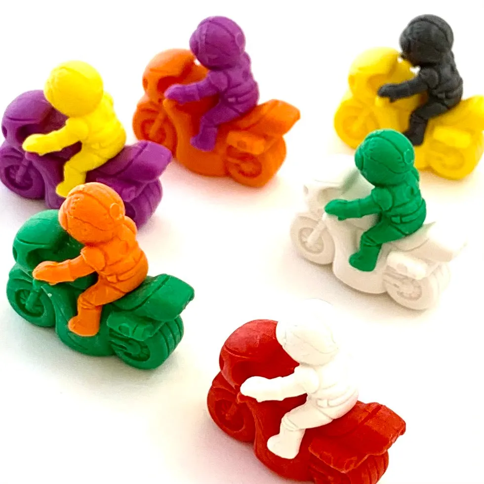 38230 Two Biker Japanese Erasers a bag-60