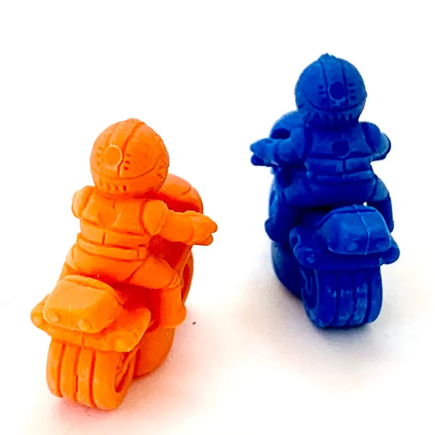 38230 Two Biker Japanese Erasers a bag-60