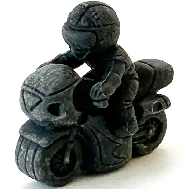 38230 Two Biker Japanese Erasers a bag-60