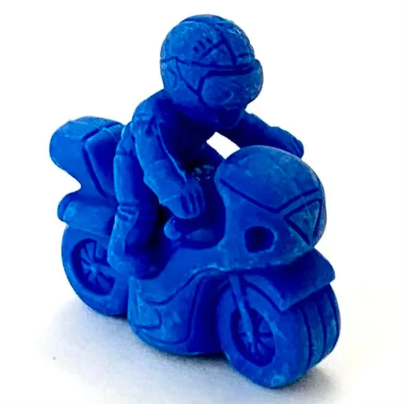 38230 Two Biker Japanese Erasers a bag-60