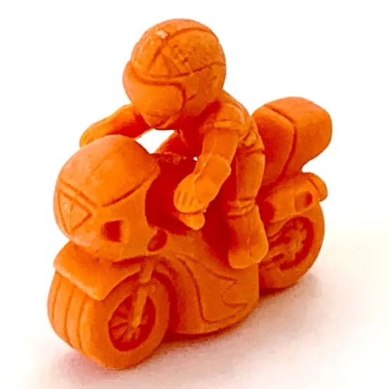 38230 Two Biker Japanese Erasers a bag-60