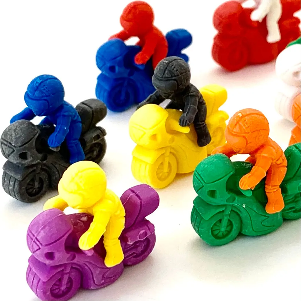 38230 Two Biker Japanese Erasers a bag-60