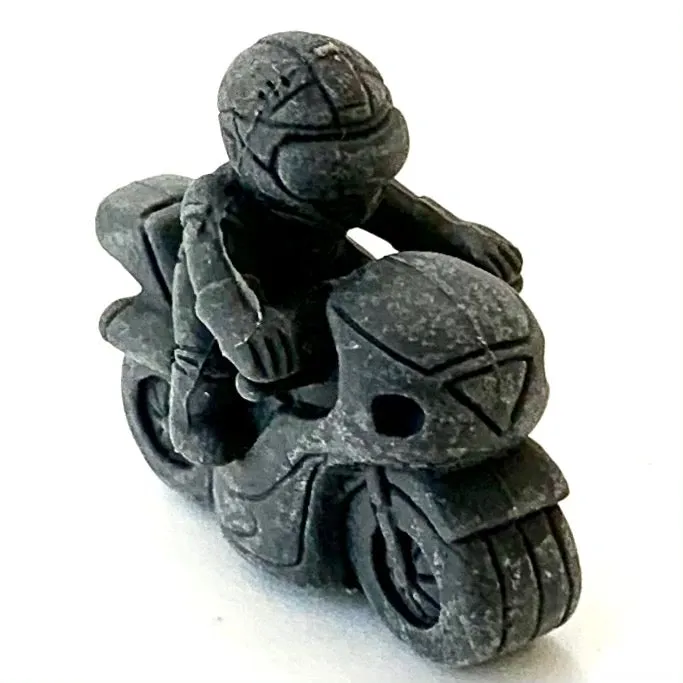 38230 Two Biker Japanese Erasers a bag-60