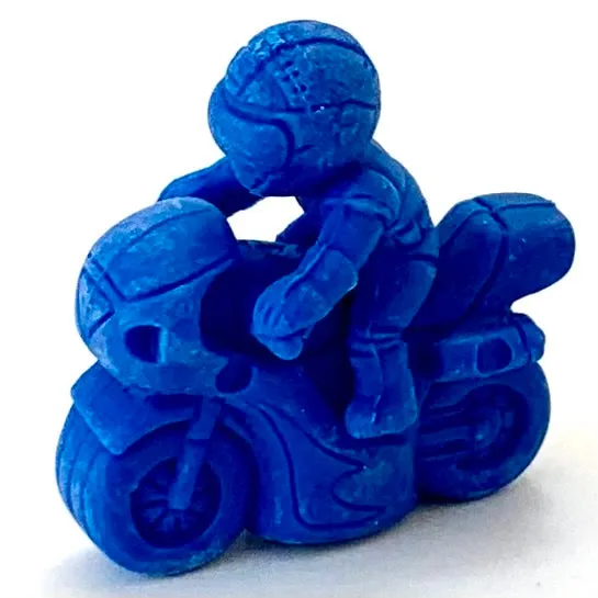 38230 Two Biker Japanese Erasers a bag-60