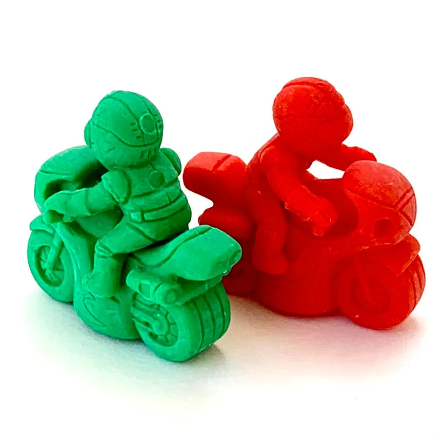 38230 Two Biker Japanese Erasers a bag-60