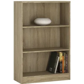 4 You Oak Sonoma Finish Wide Bookcase