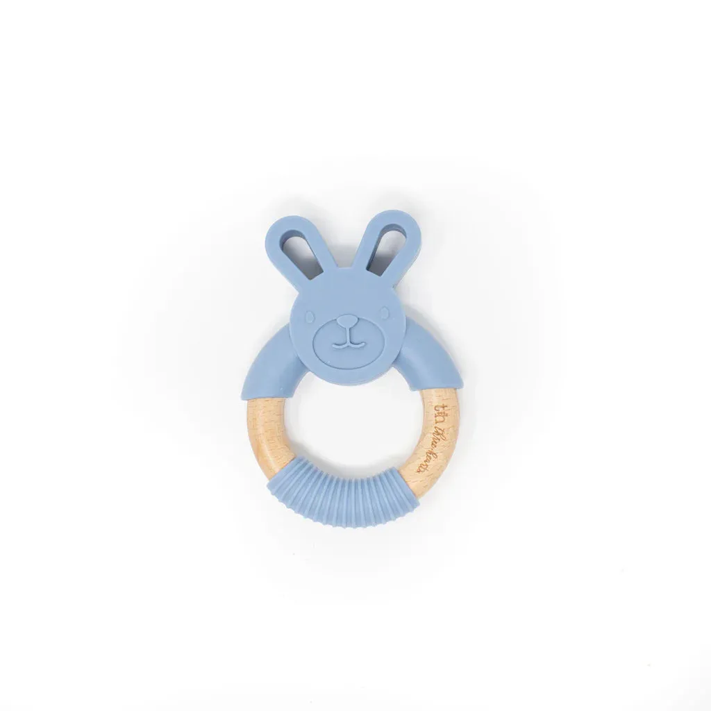 accessories teether bunny - slate