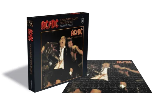 AC/DC Jigsaw Puzzle - AC/DC If You Want Blood (500 Piece Jigsaw Puzzle)