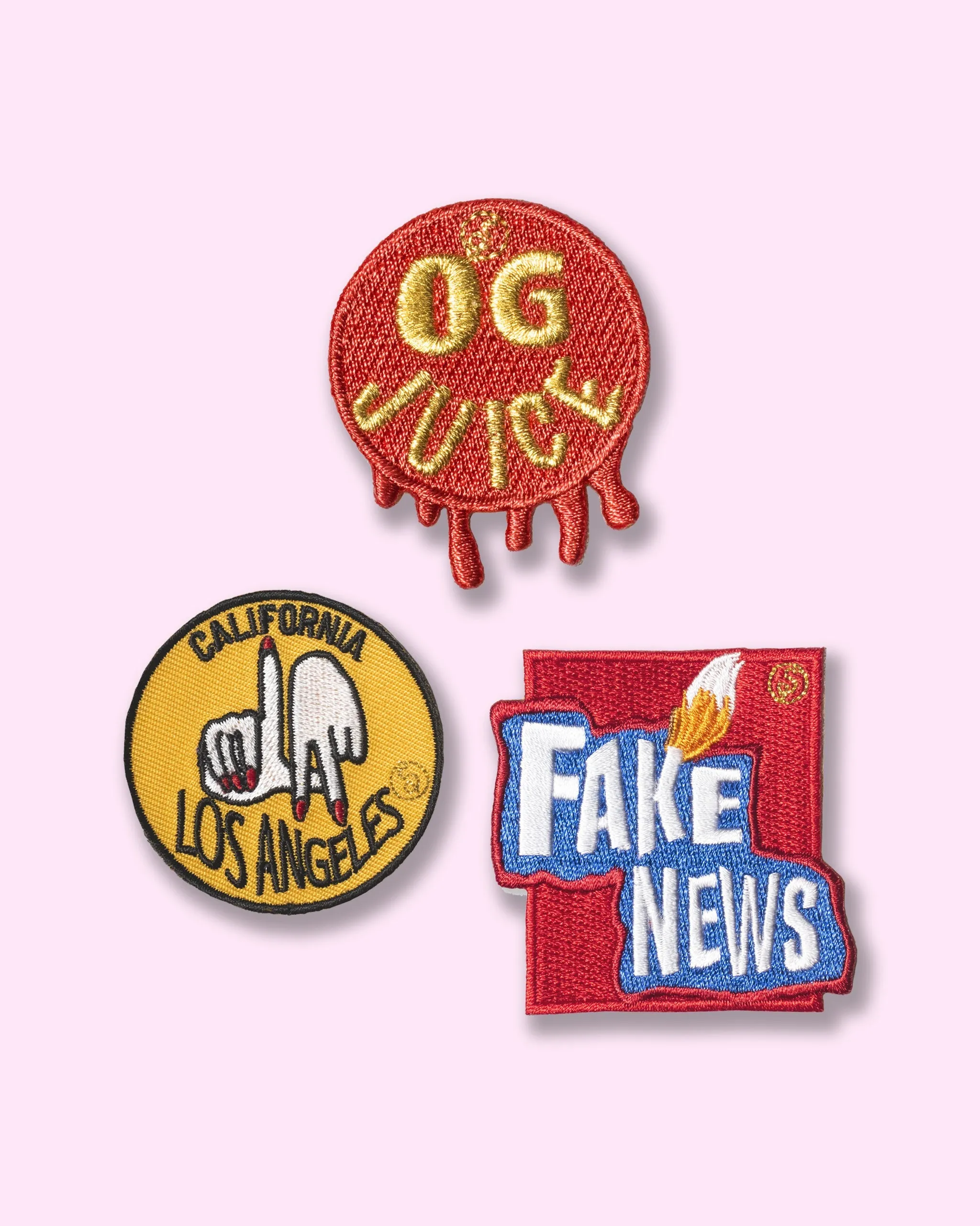 Adhesive Embroidered Patch