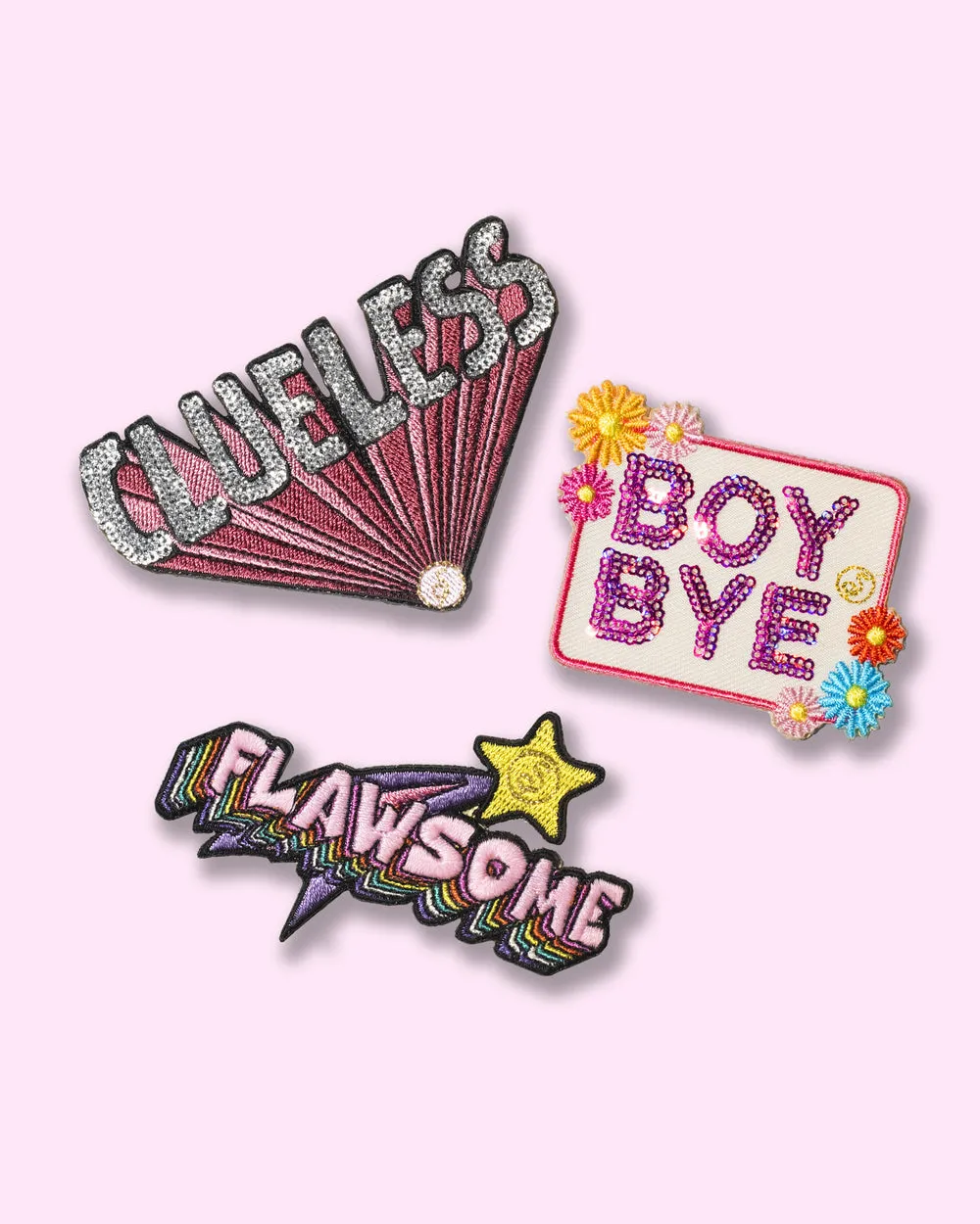 Adhesive Embroidered Patch