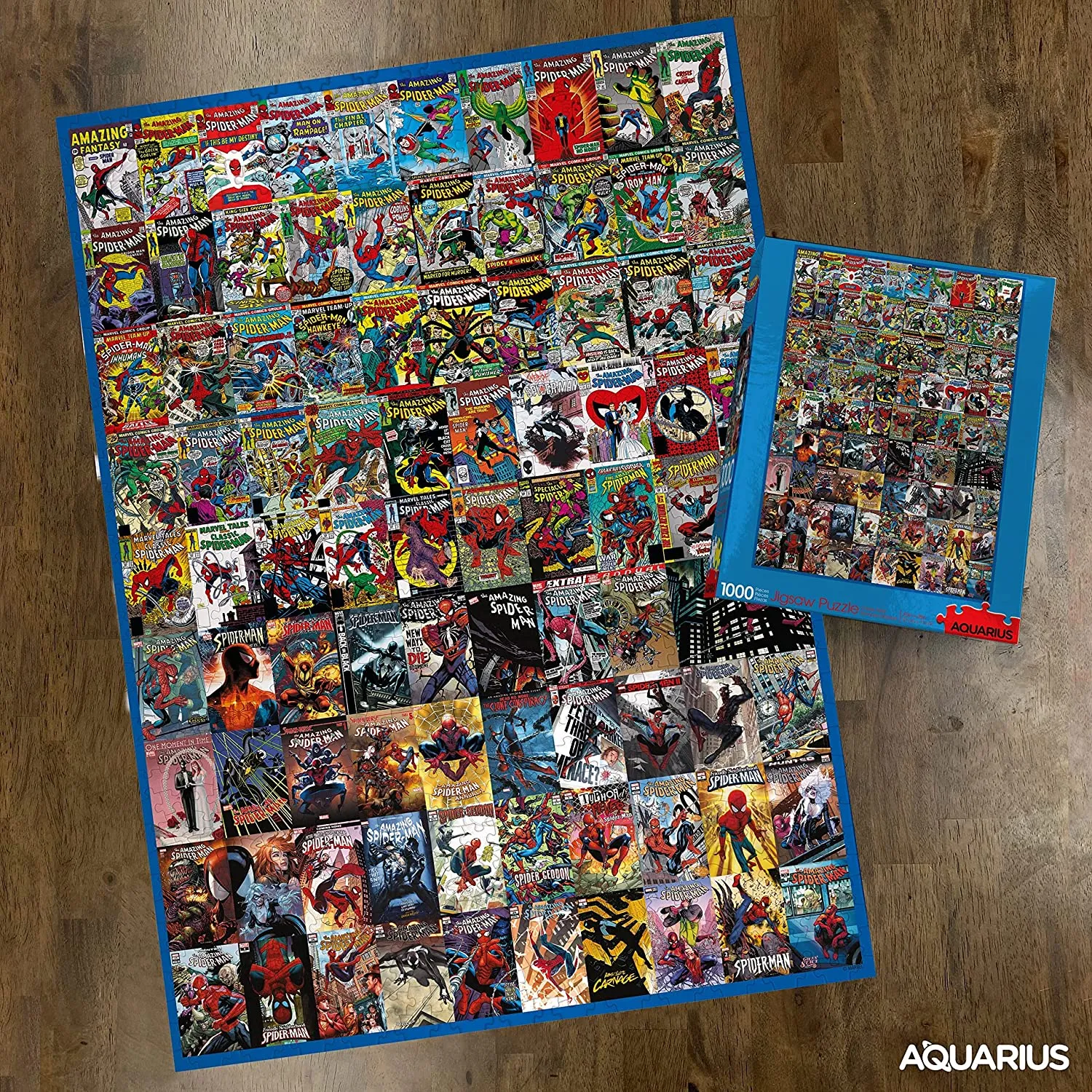 AQUARIUS Marvel Spider-Man Puzzle (1000 Piece Jigsaw Puzzle) - Glare Free - Precision Fit - Officially Licensed Marvel Merchandise & Collectibles - 20 x 28 Inches