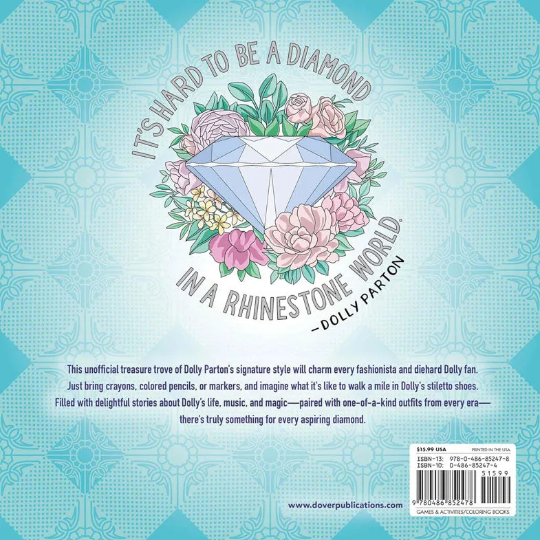 Be a Diamond Unofficial Dolly Parton Coloring Book