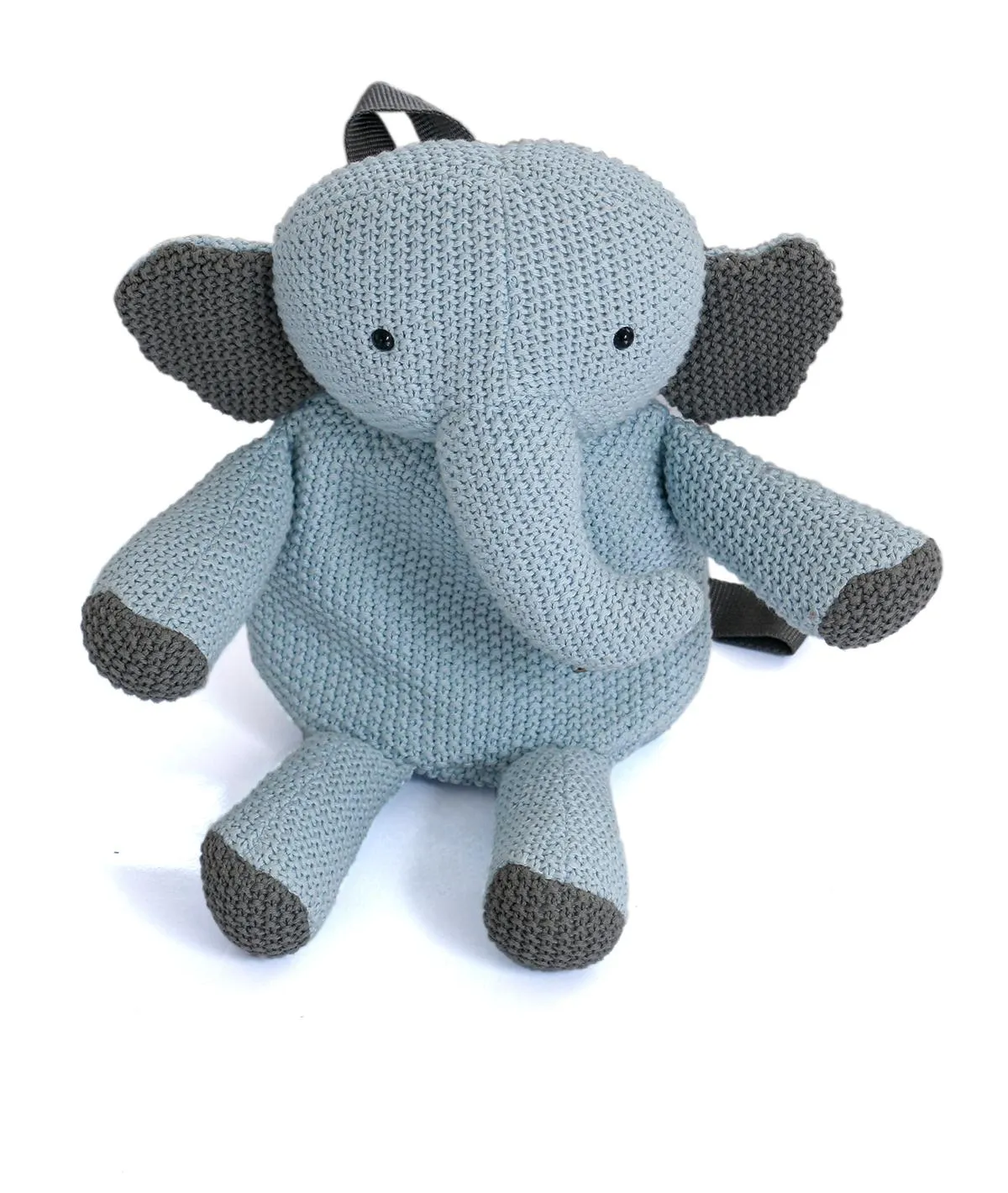 Berry The Elephant - Sky Blue 100% Cotton Knitted Kids bag