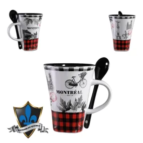 CANADA 4oz ESPRESSO CUP spoon box.