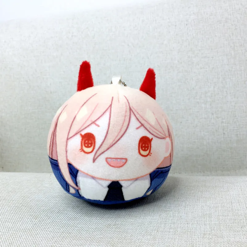 Chainsaw Man Public Safety Devil Hunter Dumpling Plush Keychains (10cm)