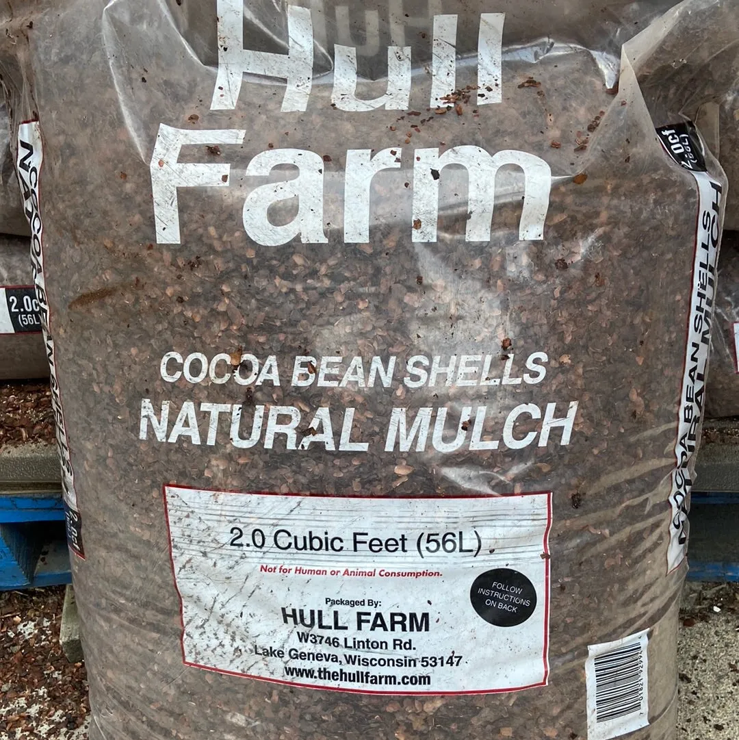 cocoa bean mulch - 2 cubic foot bag