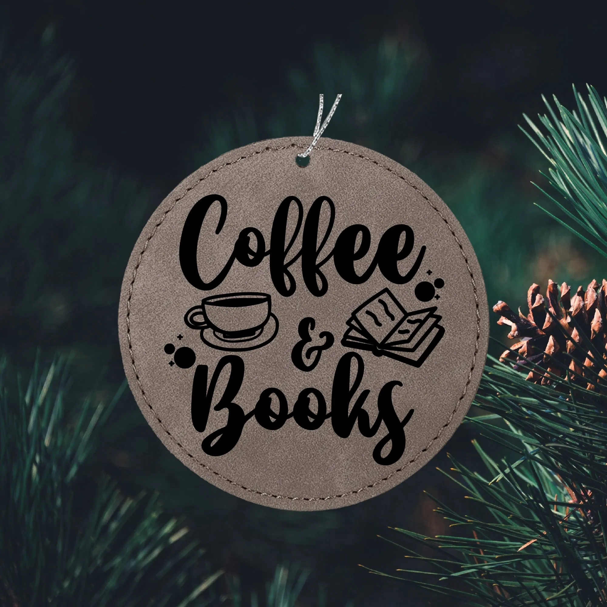 Coffee & Books Ornament