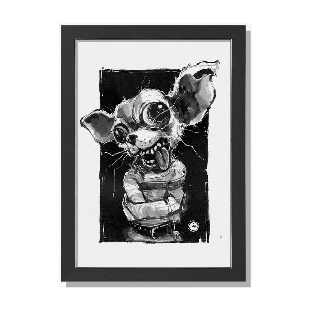 Crazy Chihuahua Modern Art Print