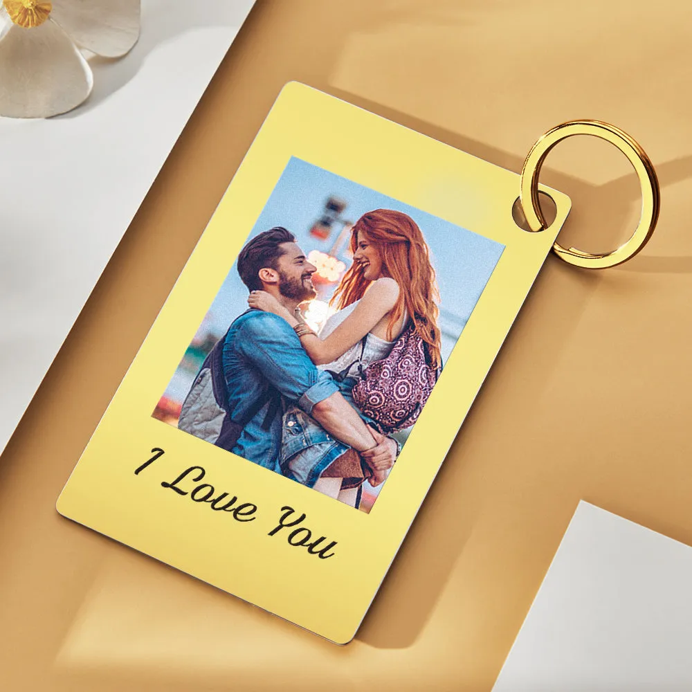 Custom Photo Scannable Spotify Code Keychain Gift For Lover