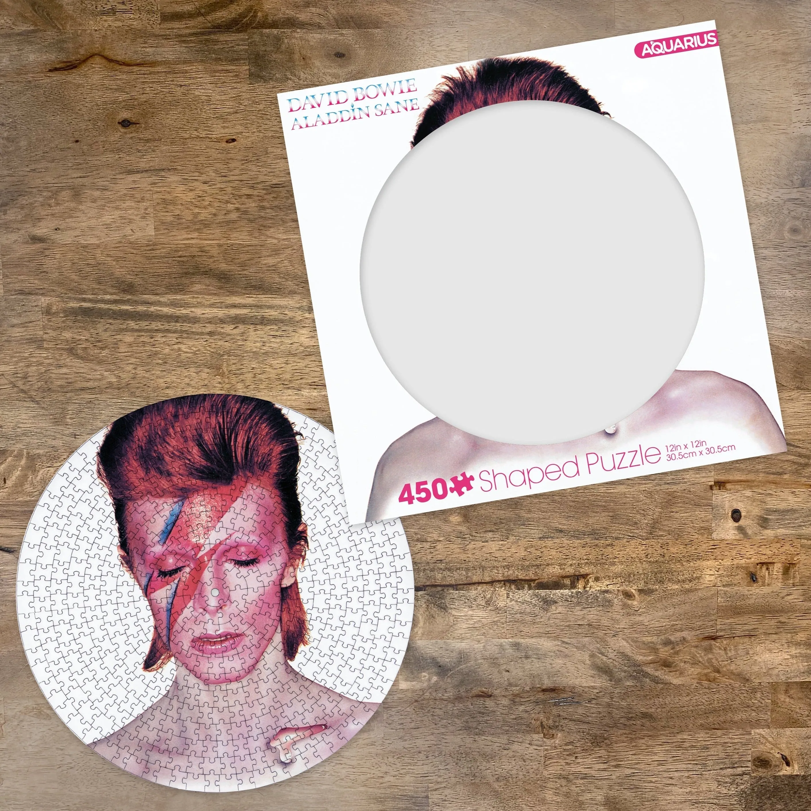 David Bowie Round Picture Disk Jigsaw Puzzle (450 Pieces)