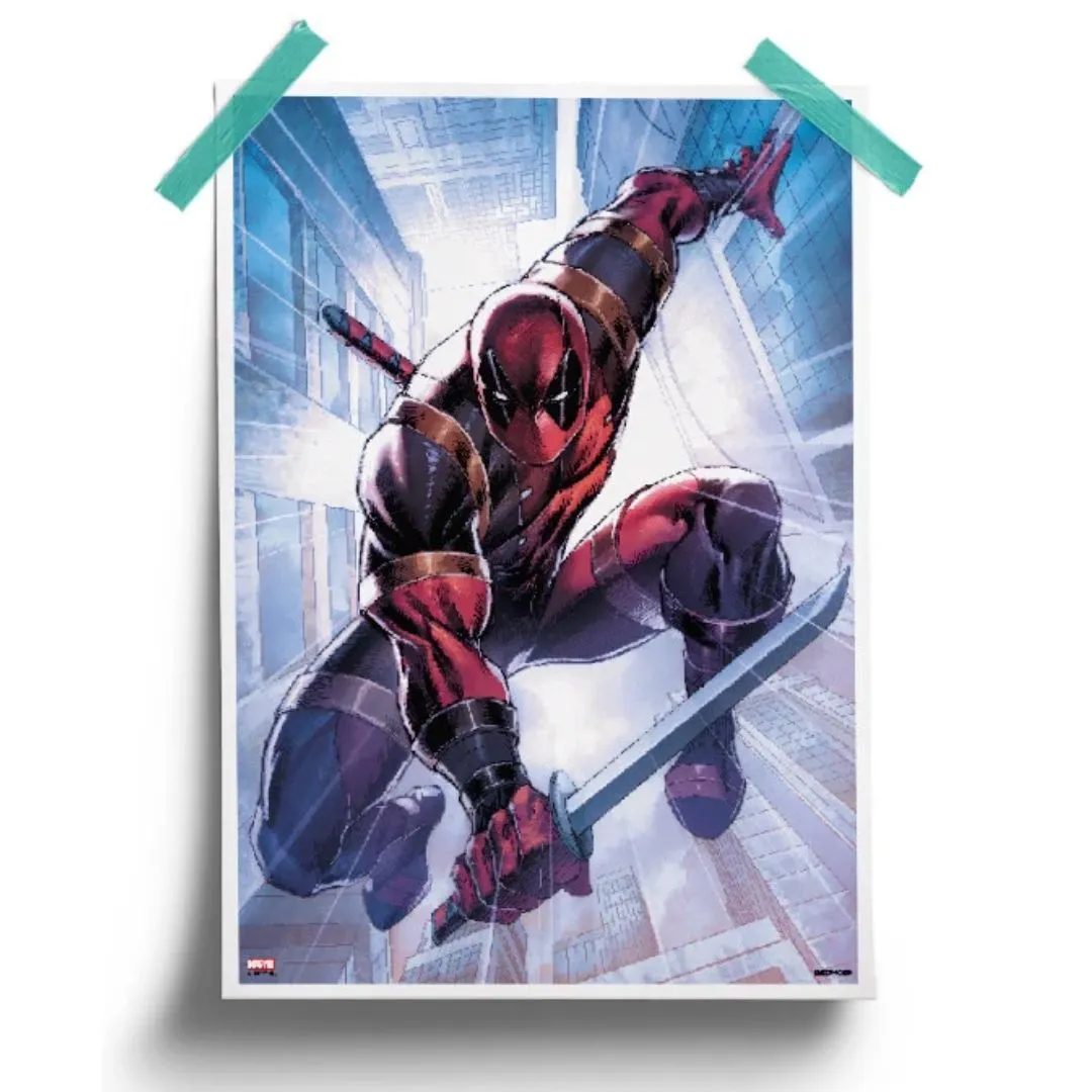 Deadpool Attack - Marvel Official Poster