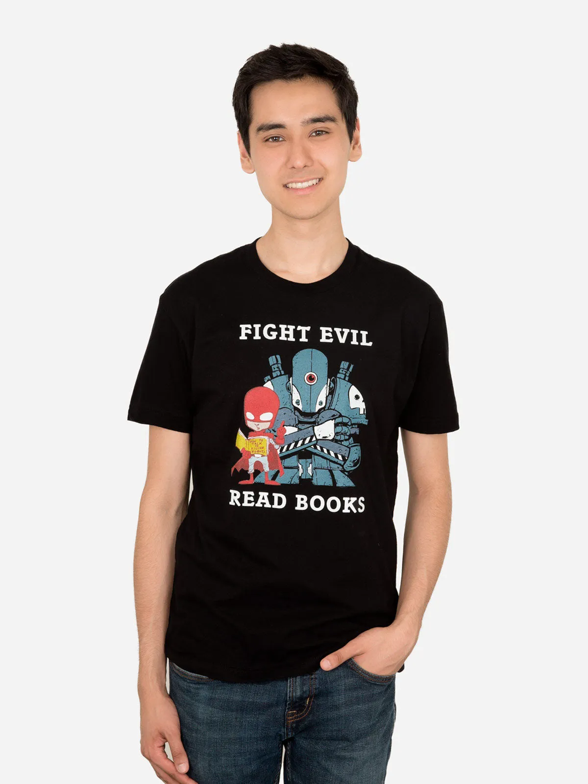 Fight Evil, Read Books Unisex T-Shirt (2018)