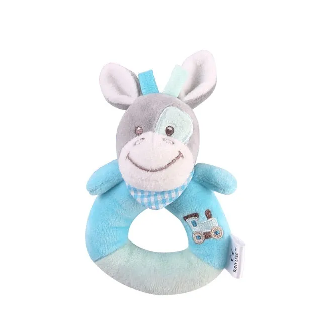 Fulljion Baby Rattles Mobiles Toddler Toys Christmas Crib Toys For Baby Soft Bed Bell Animal Musical Montessori Mobile Rattles