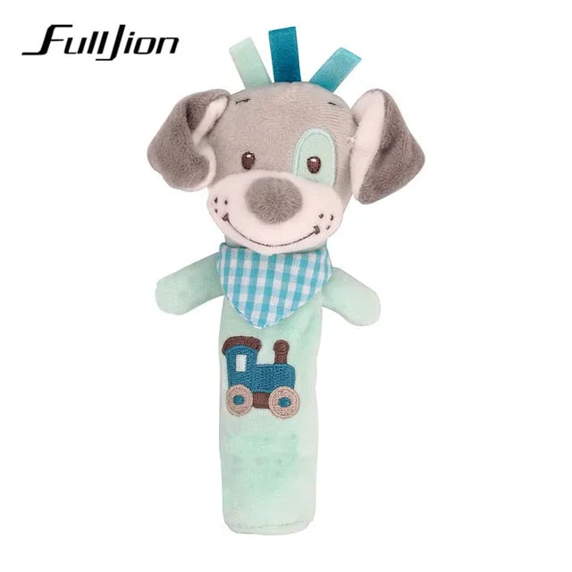 Fulljion Baby Rattles Mobiles Toddler Toys Christmas Crib Toys For Baby Soft Bed Bell Animal Musical Montessori Mobile Rattles