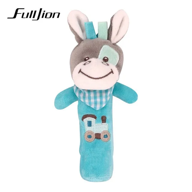 Fulljion Baby Rattles Mobiles Toddler Toys Christmas Crib Toys For Baby Soft Bed Bell Animal Musical Montessori Mobile Rattles