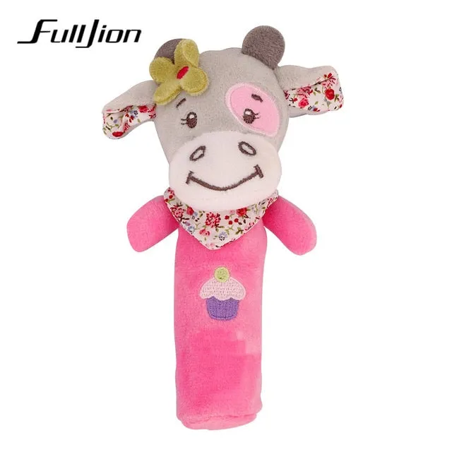 Fulljion Baby Rattles Mobiles Toddler Toys Christmas Crib Toys For Baby Soft Bed Bell Animal Musical Montessori Mobile Rattles