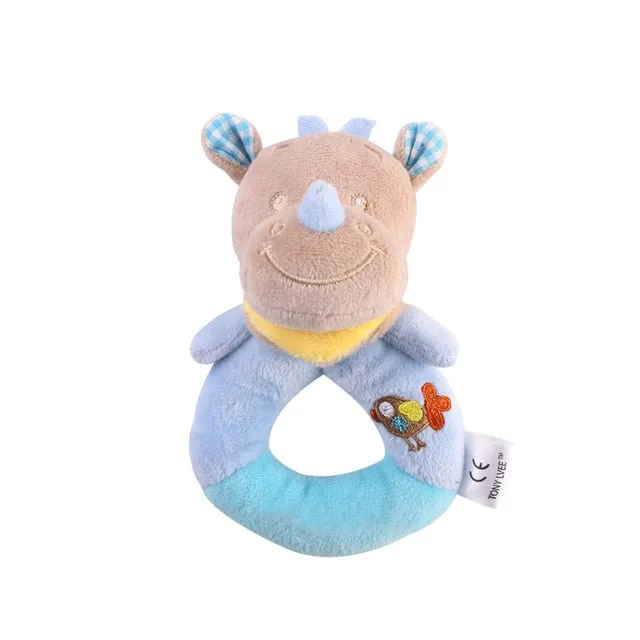 Fulljion Baby Rattles Mobiles Toddler Toys Christmas Crib Toys For Baby Soft Bed Bell Animal Musical Montessori Mobile Rattles