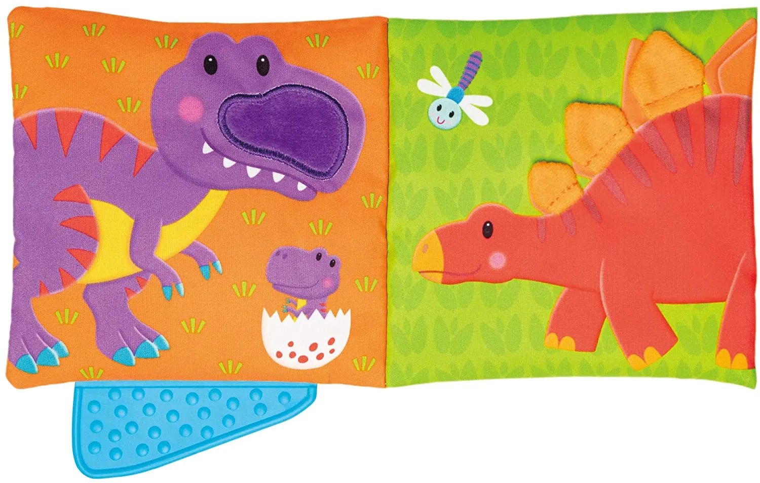 GALT Teether Soft Books - Dinosaur