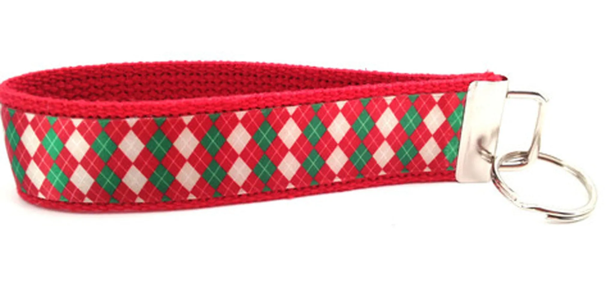 Holiday Argyle Keychain (SKU 3013 KC)