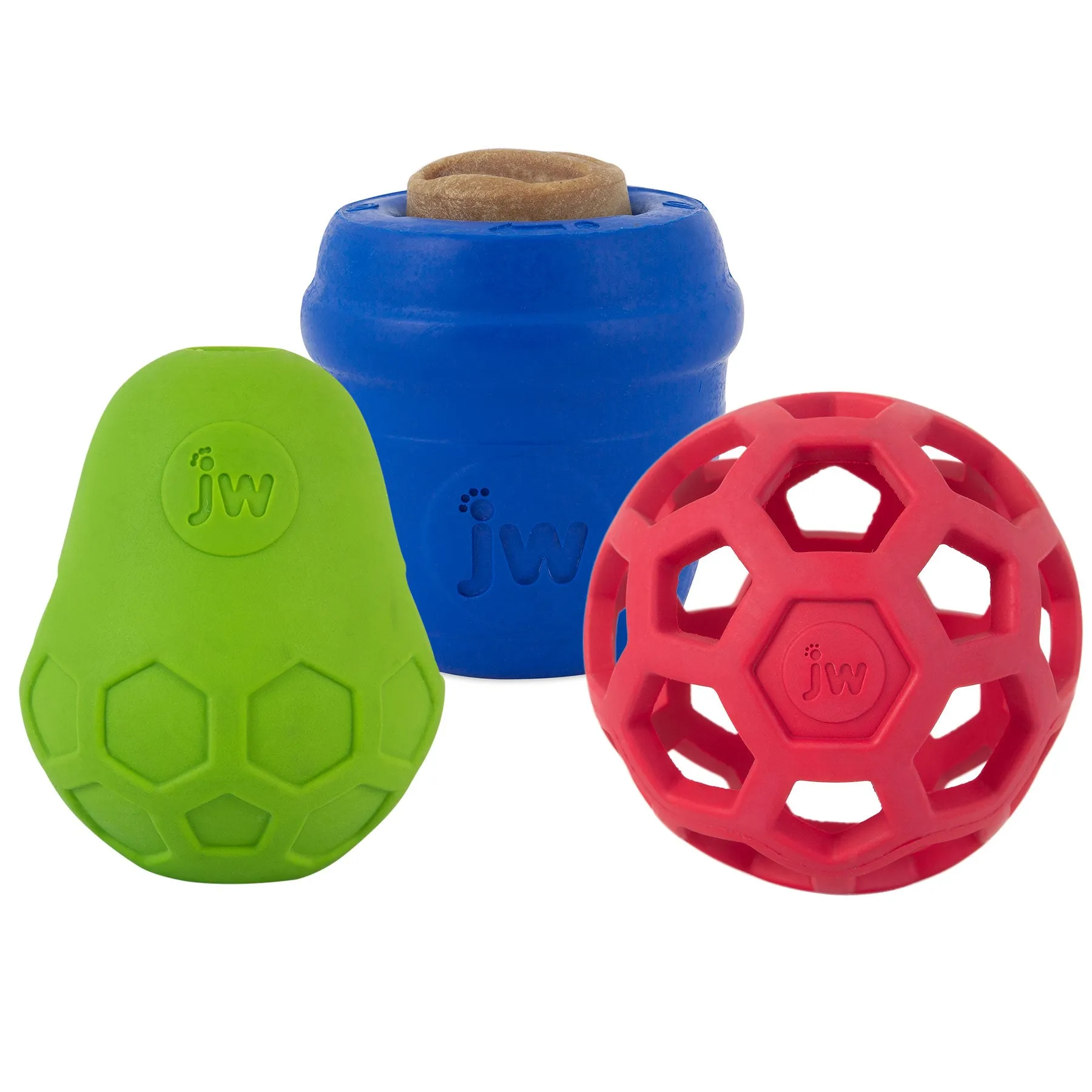 JW Dog Treat Toy Trio