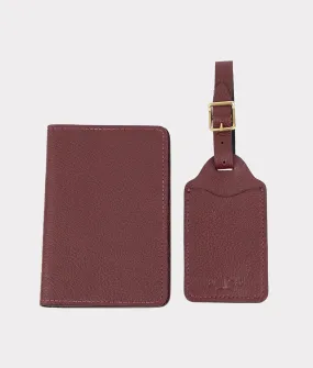 Luggage Tag Passport Duo :: Bordeaux