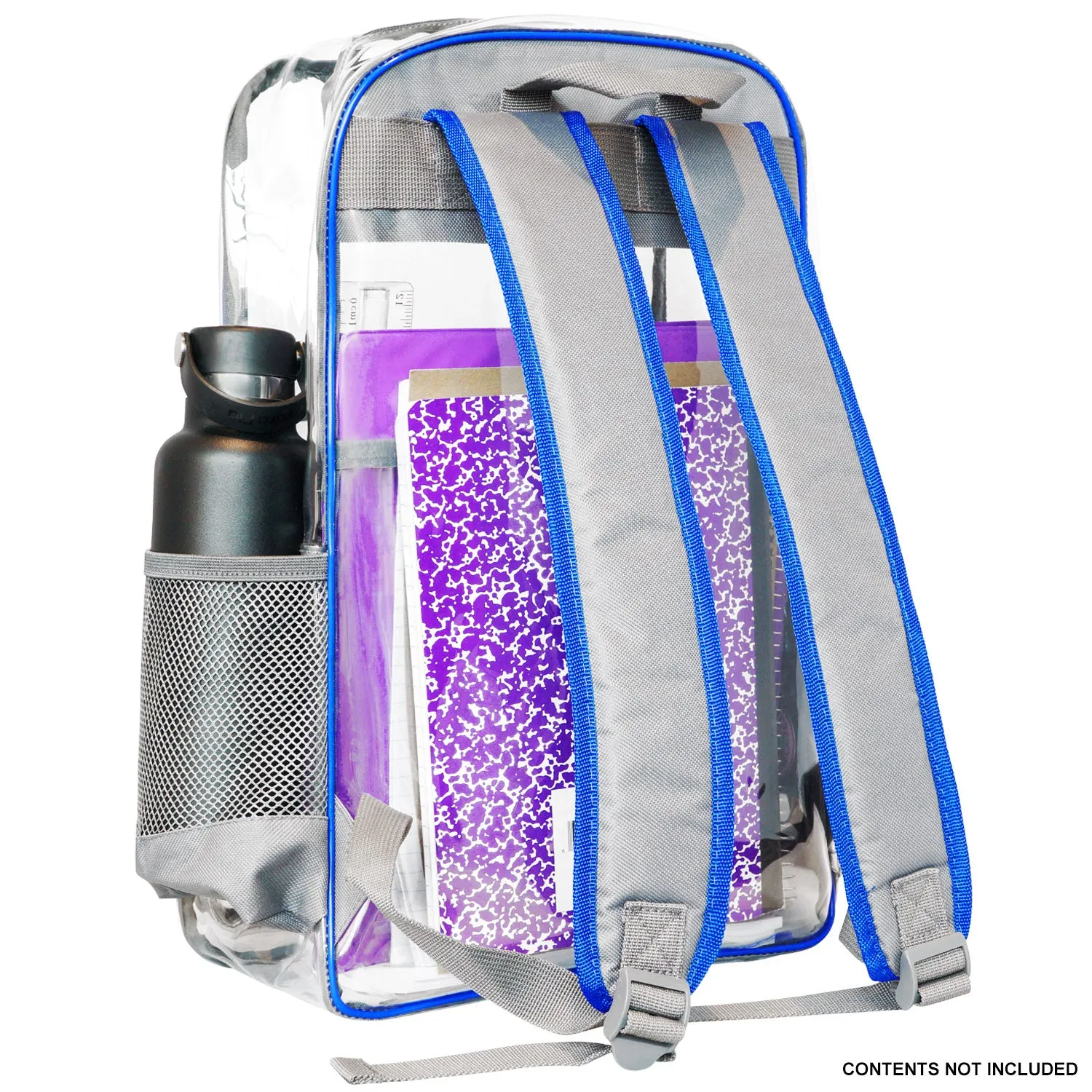 Meister All-Access Clear Backpack - Blue / Gray