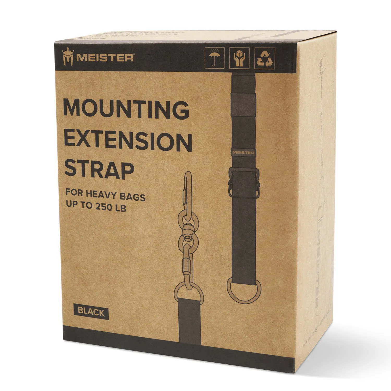 Meister Mounting Extension Strap w/ Swivel & Carabiners