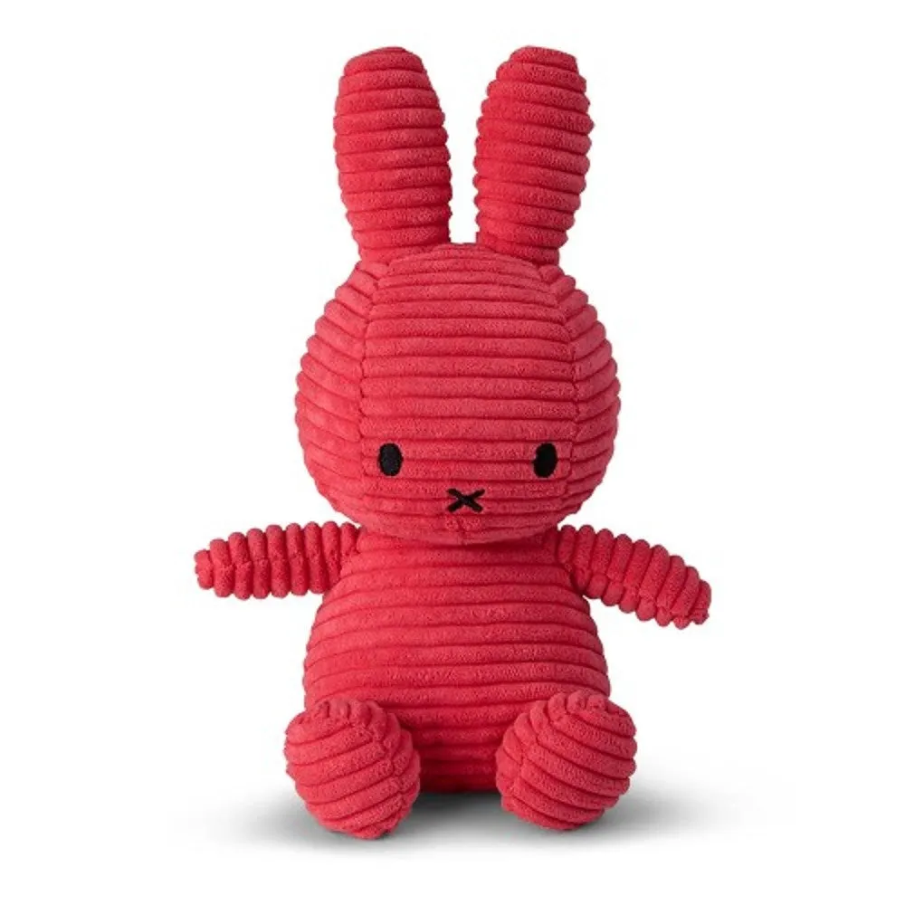 Miffy Sitting Corduroy Plush (various colours available)