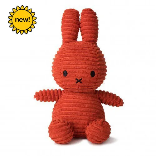 Miffy Sitting Corduroy Plush (various colours available)