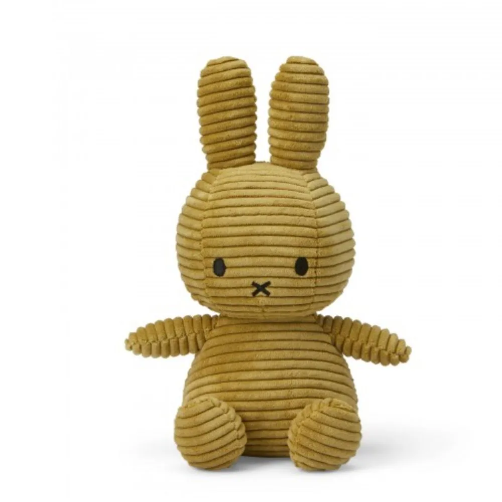 Miffy Sitting Corduroy Plush (various colours available)